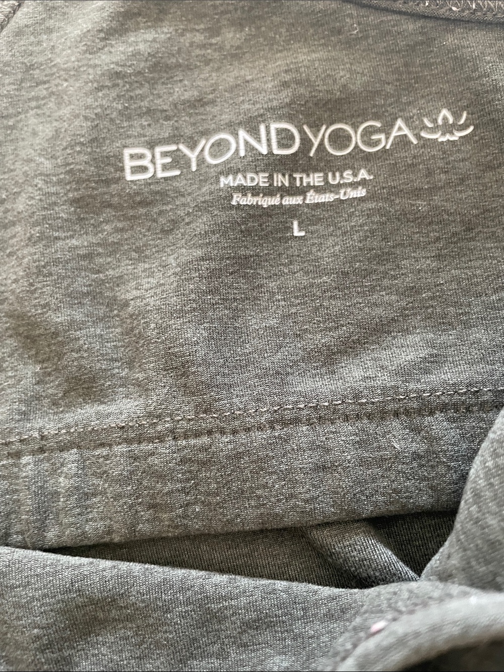 Beyond Yoga Women's Black Cropped Strap Tank Top - Picture 2 of 3